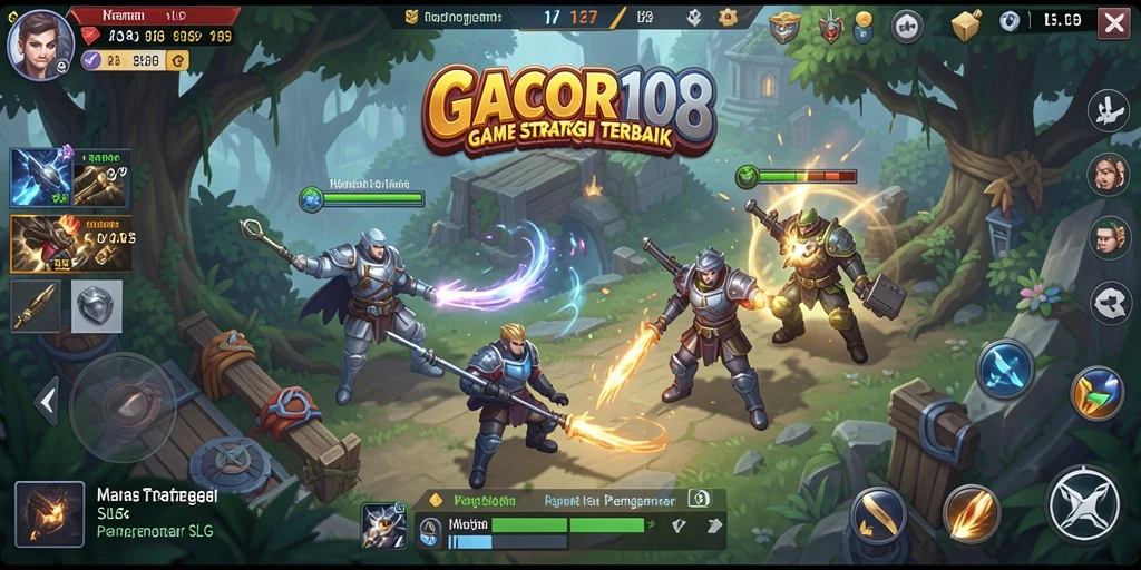Gameplay SLG yang mendebarkan dan penuh strategi.