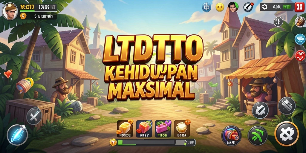 Tangkapan layar gameplay LTDTOTO menampilkan interaksi karakter dan lingkungan yang memukau.
