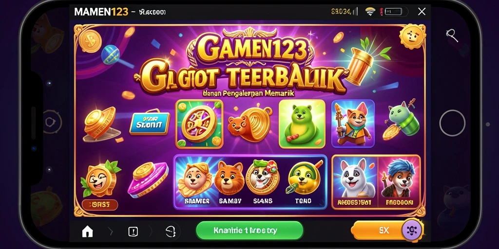 Tangkapan layar gameplay slot MAMEN123 yang menarik dan menghibur.