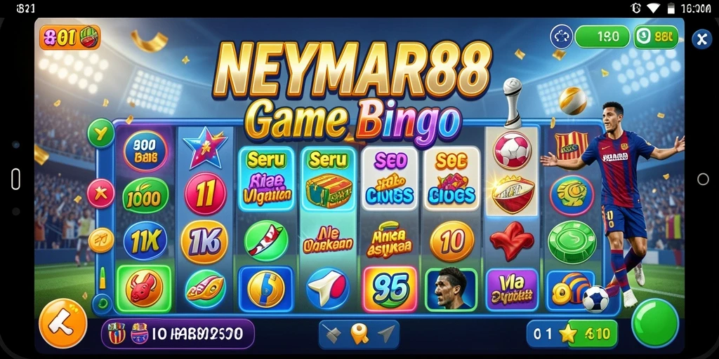 Tampilan menarik dari gameplay Bingo di NEYMAR88.