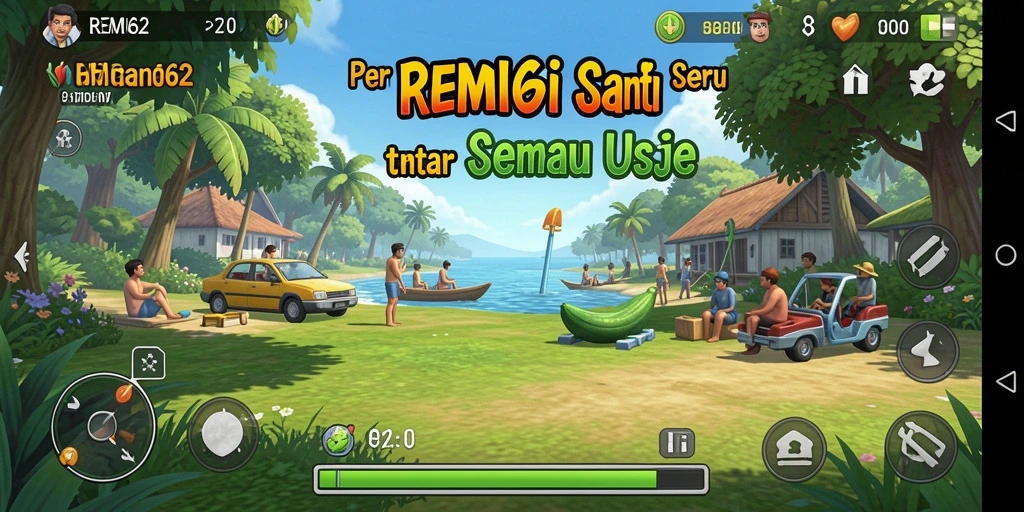Screenshot utama REMI62 menampilkan momen seru dalam gameplay Casual.