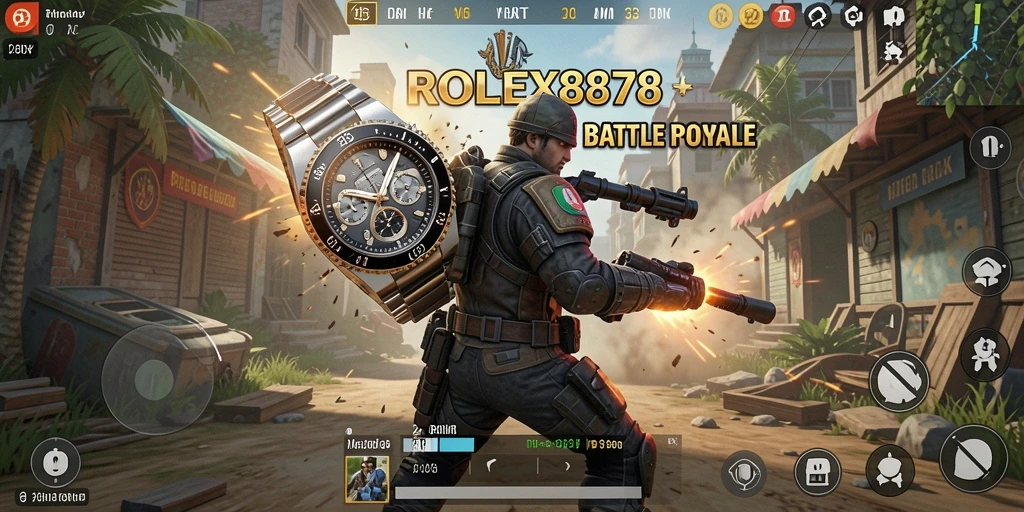 Gameplay ROLEX878 yang intens dan menegangkan di medan perang.