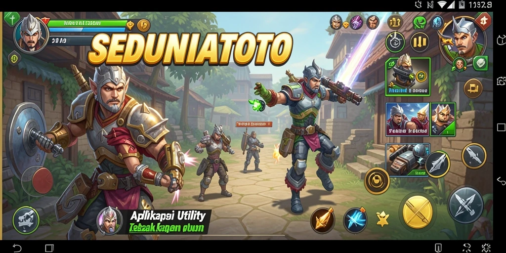 Tampilan utama SEDUNIATOTO yang intuitif dan efektif.