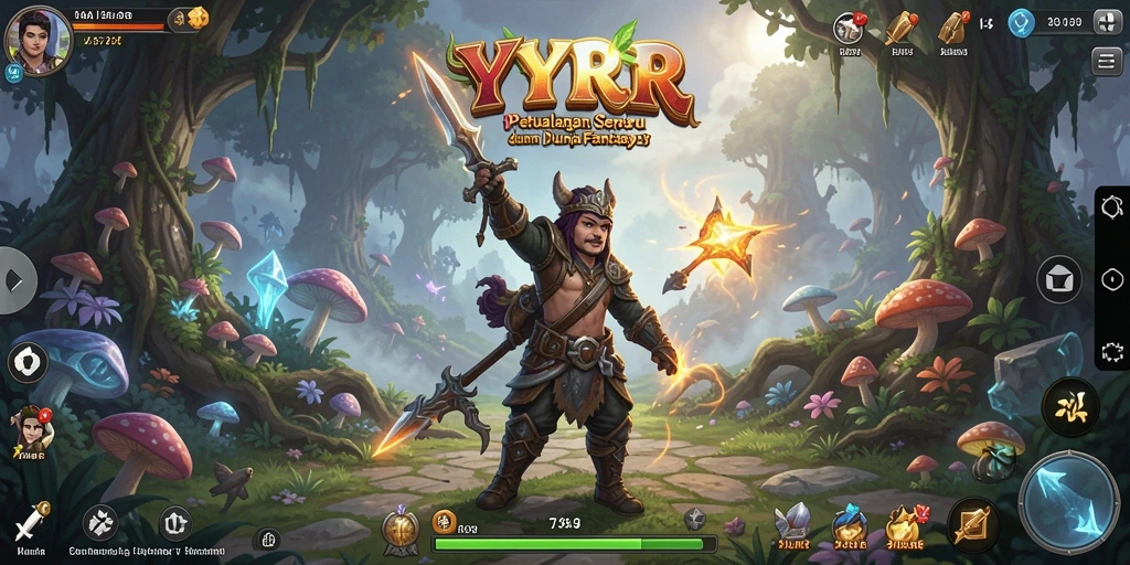 Tampilan gameplay YYRR yang penuh aksi dan eksplorasi.